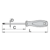 U611744 UNIOR Surubelnita profil Pozidrive PZ 3