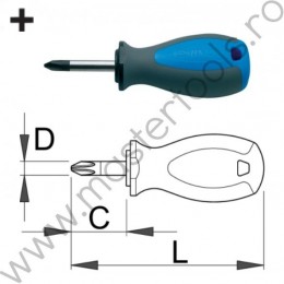 U612831 UNIOR Surubelnita profil Phillips PH2