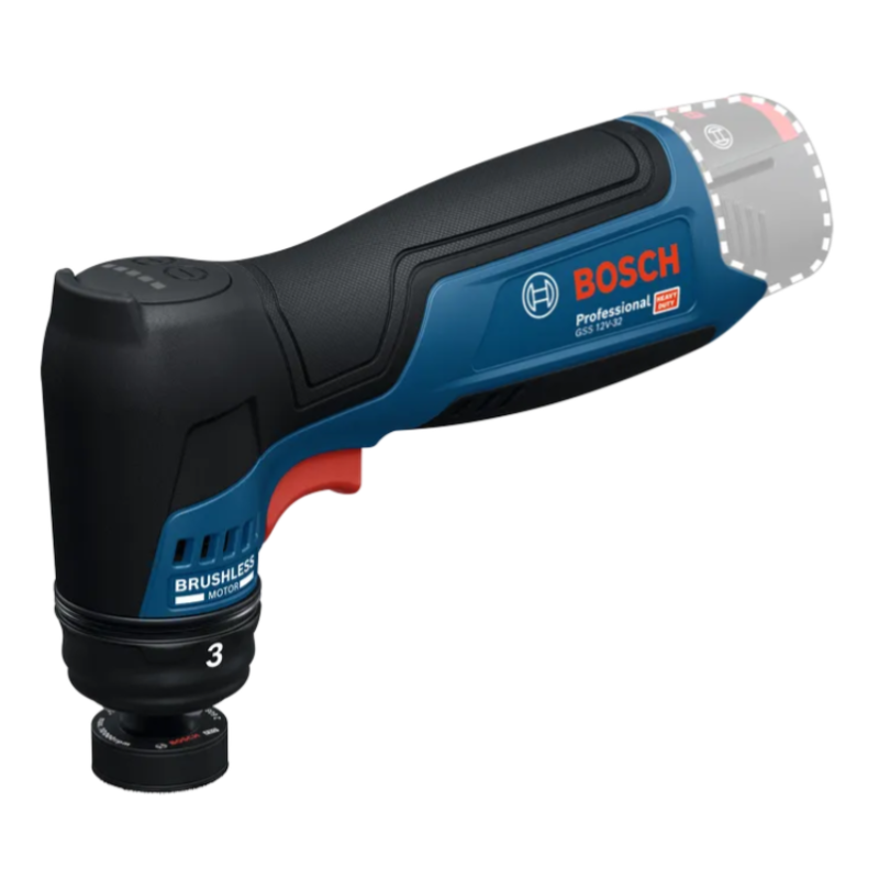 06019L1000 BOSCH GSS 12V-32 Slefuitor excentric compatibil cu acumulator Li-Ion 12V