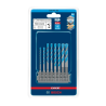 2608901455 BOSCH EXPERT Set de burghie HEX-9 MultiConstruction 3-8 mm