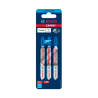 2608902482 BOSCH Set 3 panze ferastrau vertical Tough Metal thick 92mm
