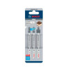 2608636227 BOSCH Set 3 panze de fierastrau pentru lemn, lungime 100 mm