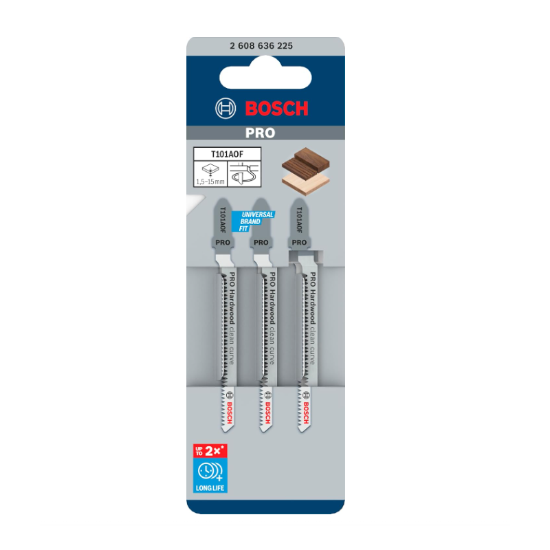 2608636225 BOSCH Set de 3 panze de fierastrau vertical, 83 mm