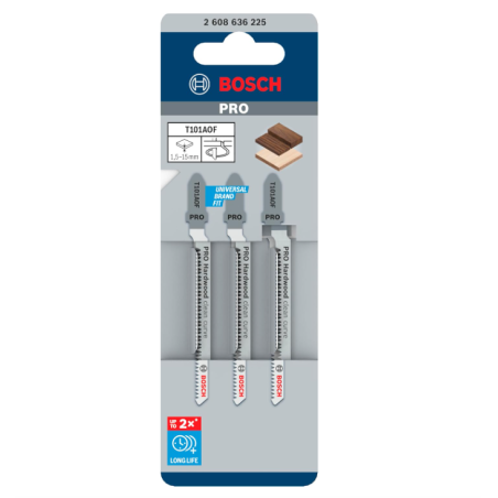 2608636225 BOSCH Set de 3 panze de fierastrau vertical, 83 mm
