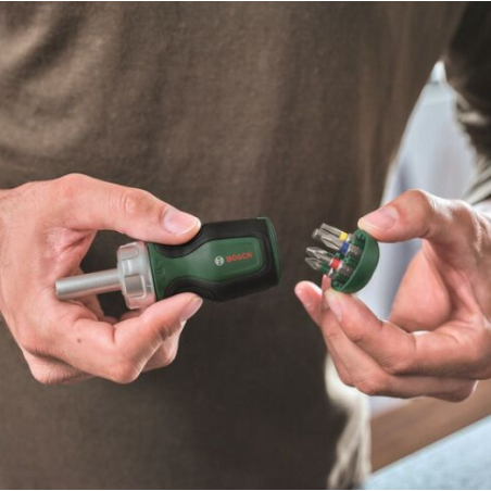 1600A032UY BOSCH Surubelnita cu clichet, 6 biti