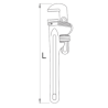 602719 UNIOR Cleste industrial pentru tevi din aluminiu, deschidere 49 mm