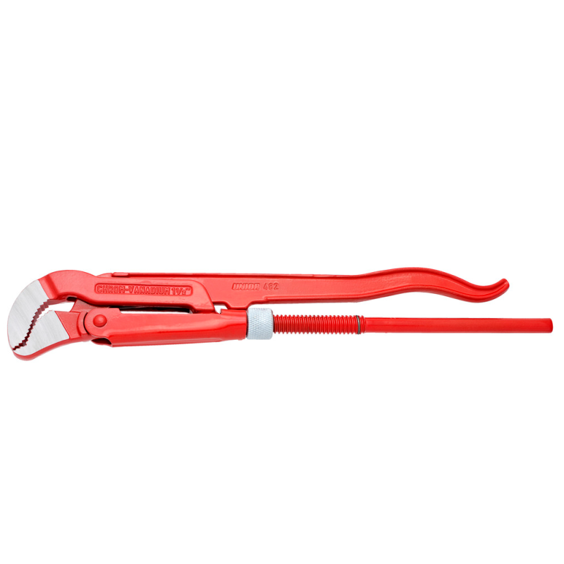 601514 UNIOR Cleste tevi cu gura la 45 forma S, deschidere 105 mm