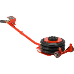 YT-17230 YATO Cric auto pneumatic cu perna 400mm, 4T,roti de transport