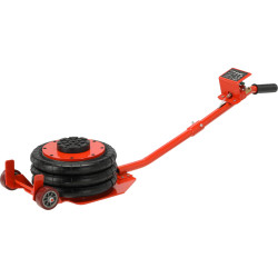 YT-17230 YATO Cric auto pneumatic cu perna 400mm, 4T,roti de transport