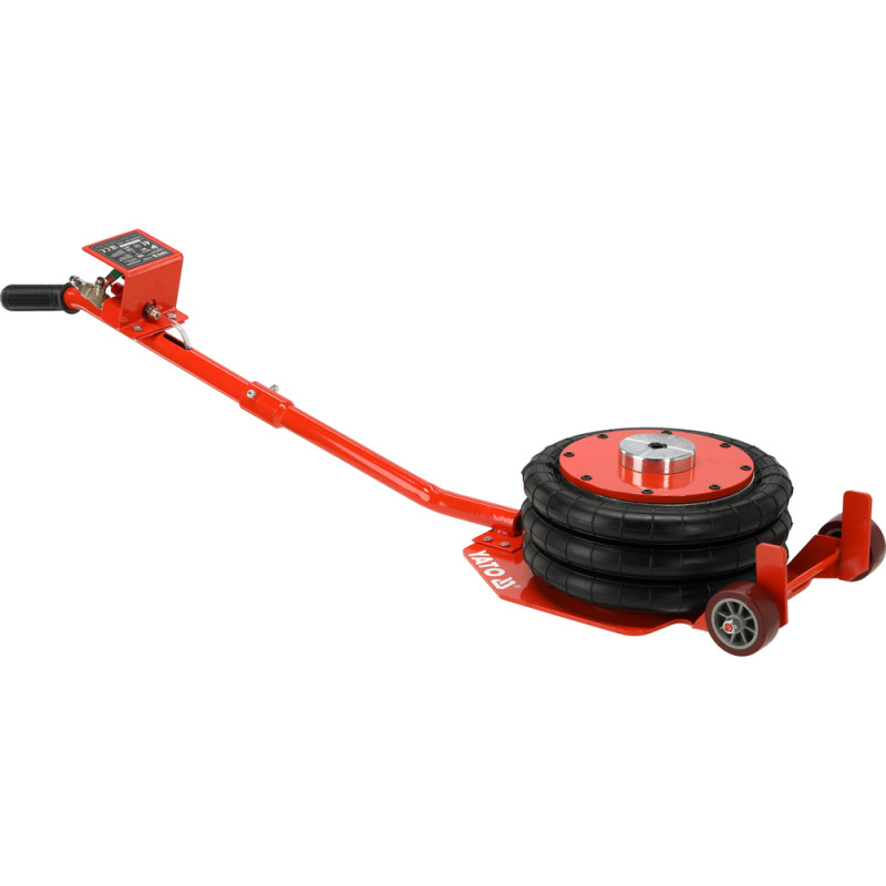 YT-17233 BYATO Cric auto pneumatic cu perna 500mm,4T,roti de transport