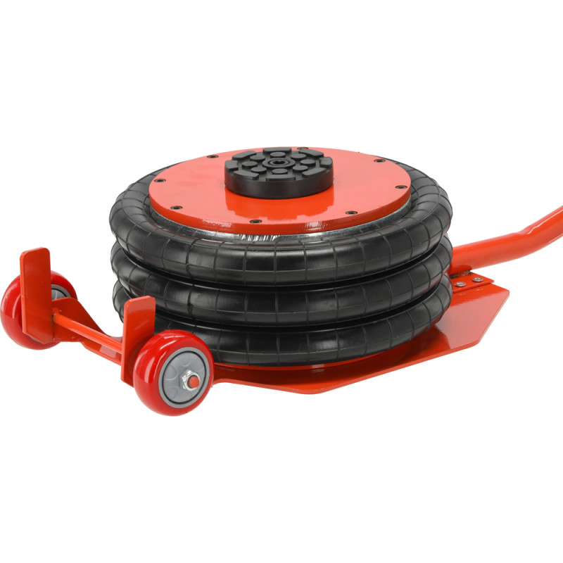 YT-17237 YATO Cric auto pneumatic cu perna, 400mm,6T,roti de transport