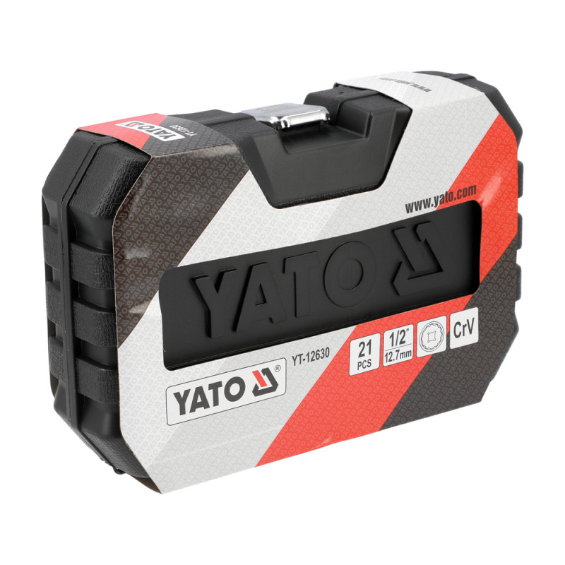 YT-12630 YATO Set tubulare bihexagonale 1/2"