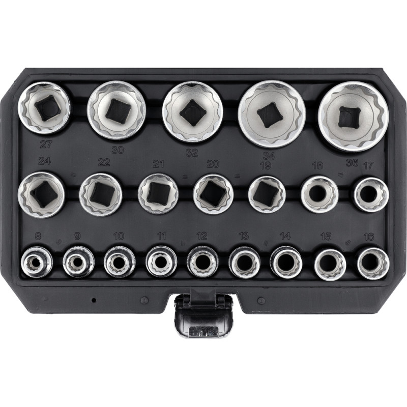 YT-12630 YATO Set tubulare bihexagonale 1/2"