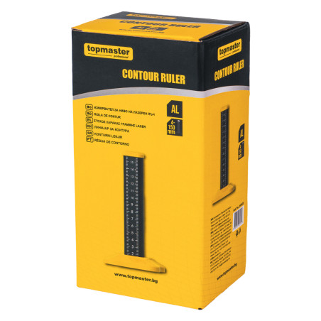 250522 Top Master Pro Rigla de contur, 40 mm - 150 mm