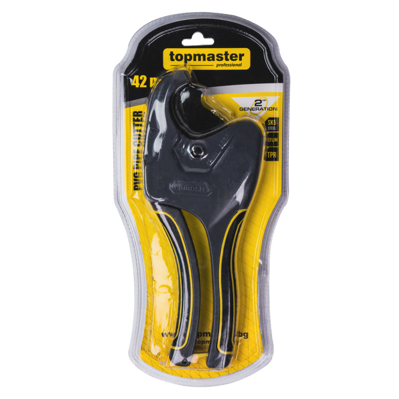 371004 Top Master Pro Foarfeca pentru taiat tevi PPR, PVC, 42 mm