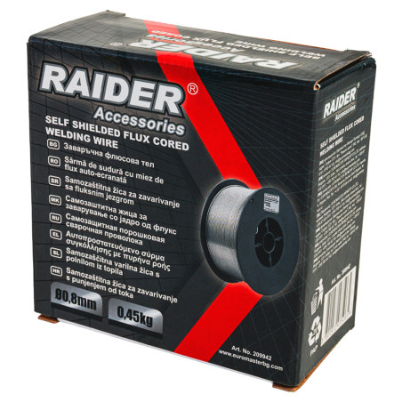 209942 Raider Sarma pentru sudura cu autoprotectie si flux Ø0.8mm 0.45kg