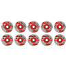 160158 Raider Set 10 discuri taiat metal 125х1mm, A60T, Inox