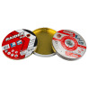 160158 Raider Set 10 discuri taiat metal 125х1mm, A60T, Inox