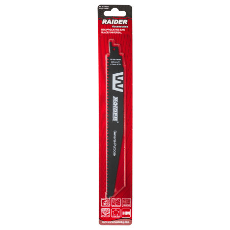 155511 Raider RD-GS1140HM Lama fierastrau sabie universala 228mm, 4.3mm 6TPI