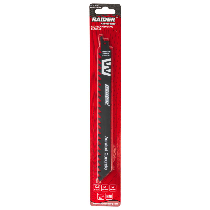 155518 Raider RD-ACS1141HM Lama fierastrau sabie AC 228mm 8.5 mm 3TPI