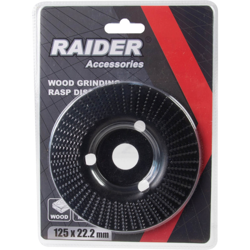 140143 Raider Disc de slefuire 125x22.2mm pentru lemn