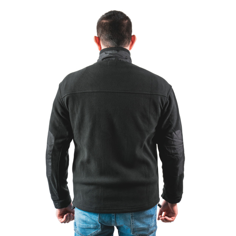 130176 Raider Jacheta polar neagra, marimea L, 100% poliester