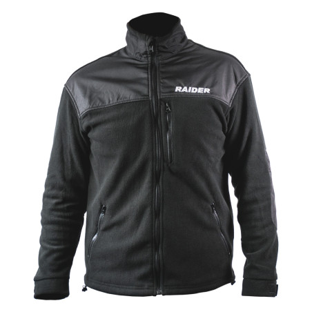 130176 Raider Jacheta polar neagra, marimea L, 100% poliester