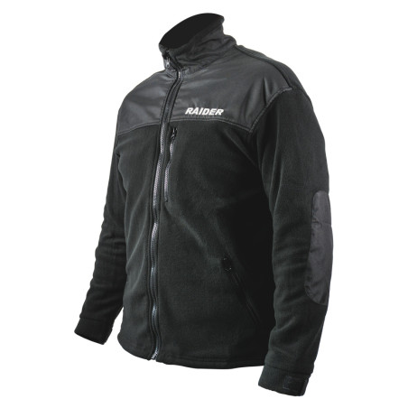 130176 Raider Jacheta polar neagra, marimea L, 100% poliester