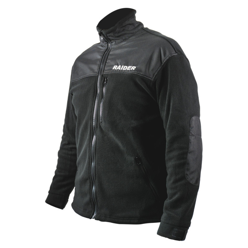 130178 Raider Jacheta polar neagra, marimea 2XL, 100% poliester