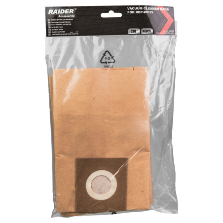 090335 Raider Set 4 saci aspirator pentru RDP-WC33
