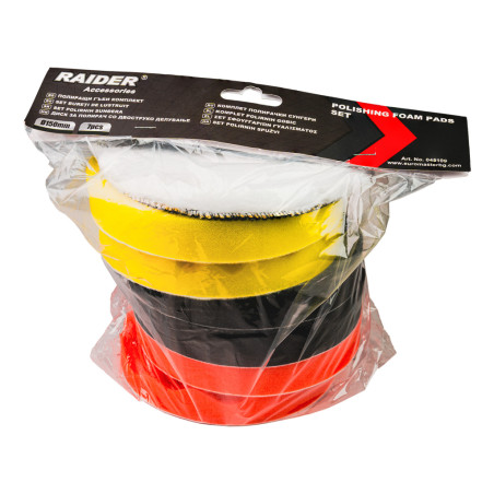 045109 Raider Set 7 discuri polisare, diametru 150 mm