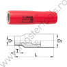 619111 UNIOR Cap cheie tubulara lunga 1/2" izolat la 1000 V, 17 mm