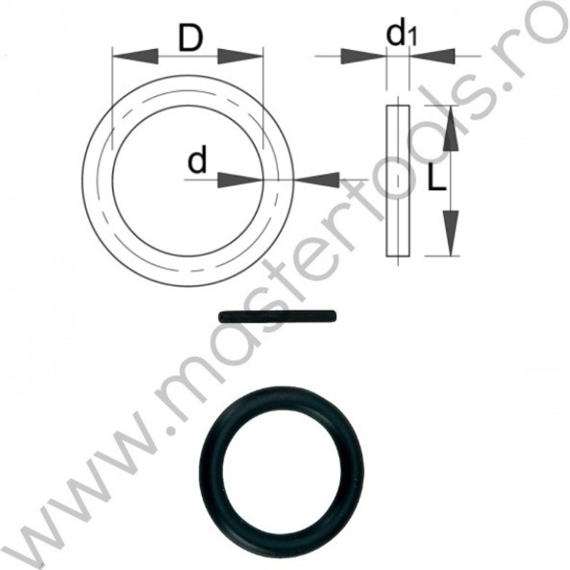 603998 UNIOR Garnitura pentru chei tubulare de impact 1/2", 15-32 mm