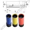 619017 UNIOR Cheie tubulara lunga de impact 1/2", 21 mm, 231/4PL