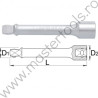 610908 UNIOR Prelungitor lung cu cap sferic 1/2", 125 mm, 190.4/1S