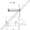 607956 UNIOR Cheie de bujii, 19 mm, 185/2