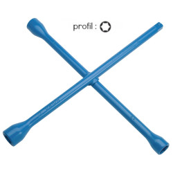 600812 UNIOR Cheie cruce pentru roti 17x19x22x24., 213/6