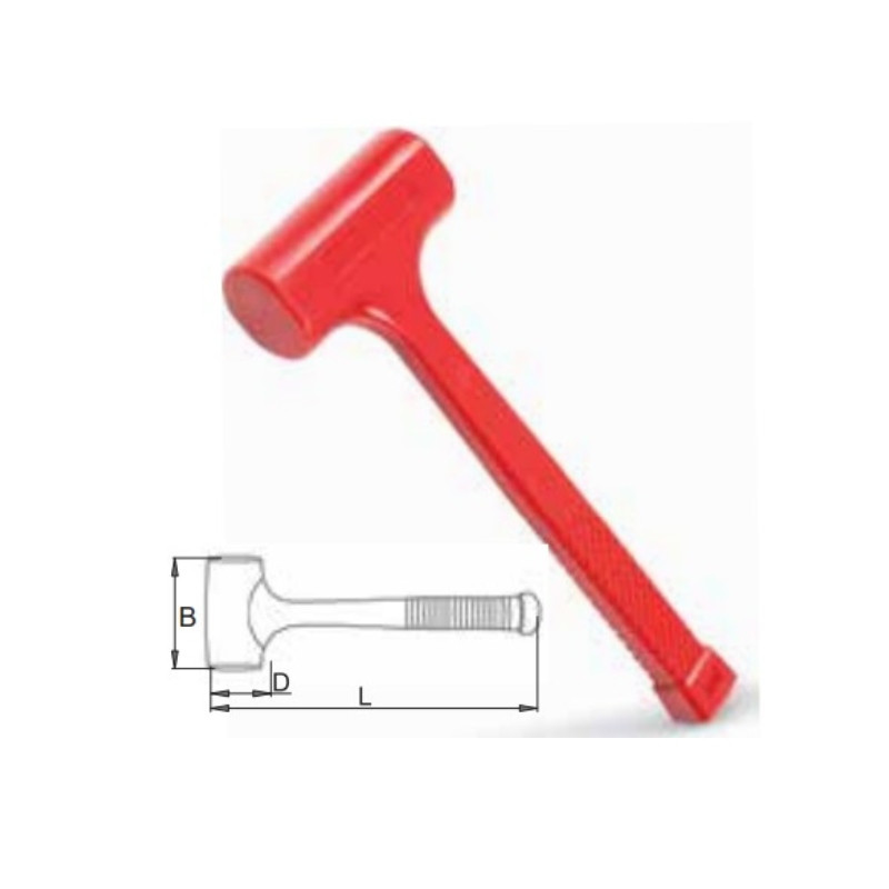 902474 KRONUS Ciocan masa plastic antirecul, 1800g, ungime 380mm,7820A