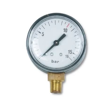 AC.2506452 AIRCRAFT Manometru 50 mm, prindere 1/4" lateral,  10 bar