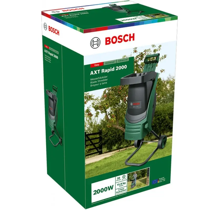 0600853501 BOSCH AXT Rapid 2000 Tocator de deseuri de gradina, 2000 W