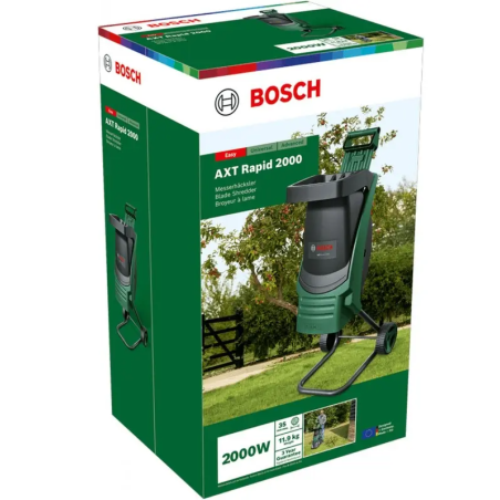 0600853501 BOSCH AXT Rapid 2000 Tocator de deseuri de gradina, 2000 W