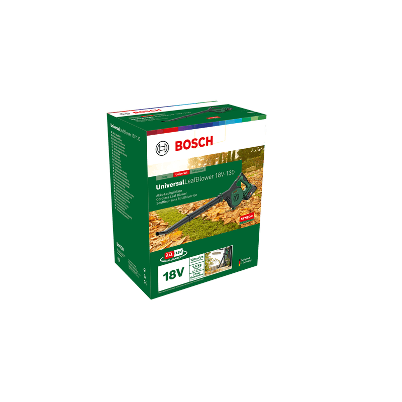 06008A0600 BOSCH UniversalLeafBlower 18V-130 Suflanta frunze Li-Ion 18V 2.5Ah