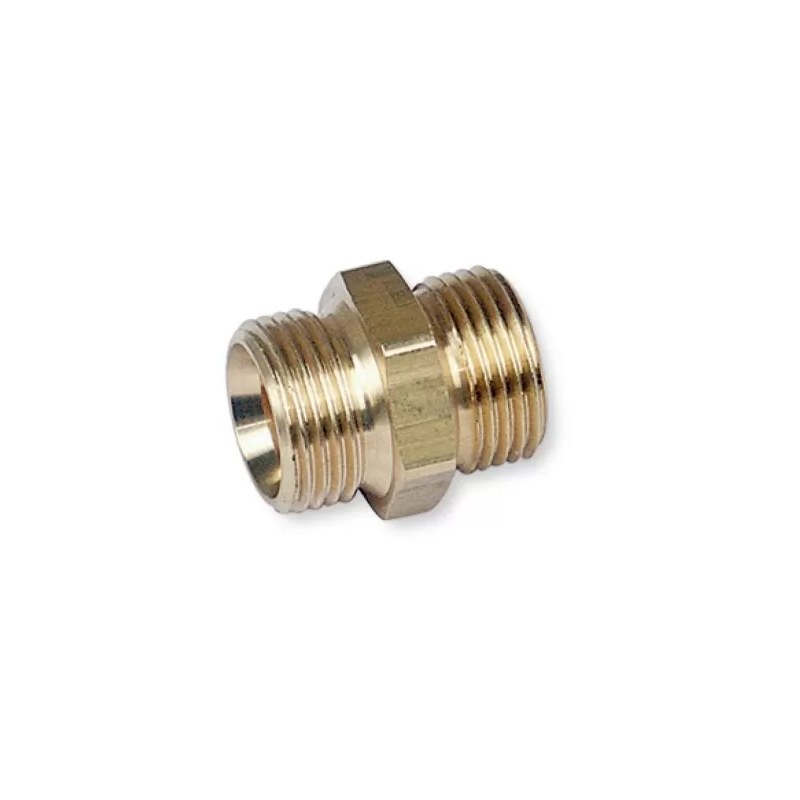 AC.2200136 AIRCRAFT Niplu dublu cu filet exterior 3/4" x 3/4", alama