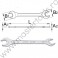 603611 UNIOR Cheie fixa dubla, 10x13 mm, 112/2