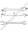 603611 UNIOR Cheie fixa dubla, 10x13 mm, 112/2