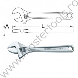 601019 UNIOR Cheie reglabila, 380 mm, 250/1