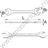 600067 UNIOR Cheie fixa dubla, 9x11 mm, 110/1