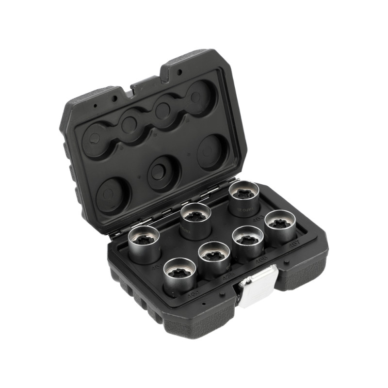 YT-060395 YATO Set de tubulare pentru suruburi de siguranta Opel, 7 piese