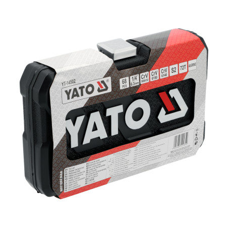 YT-14502 YATO Trusa de scule de 1/4", 68 de piese