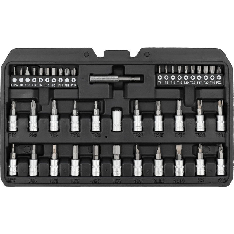 YT-14502 YATO Trusa de scule de 1/4", 68 de piese